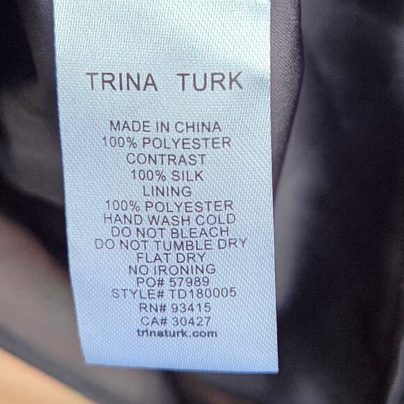 Trina Turk Winterluxe Tess 2 Metallic Multicolor Polka Dot Shift Dress Medium - Picture 6 of 8